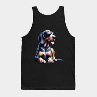 Cool Bluetick Coonhound Tank Top